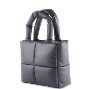 Baraca Leather Structured Shoulder Bag With Fringed Brown