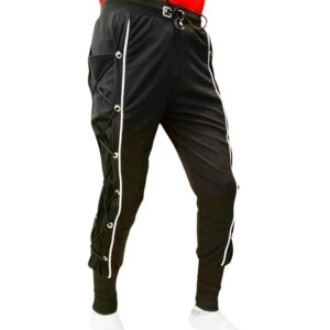 Men Solid Black Track Pants Size M Pack Of 2