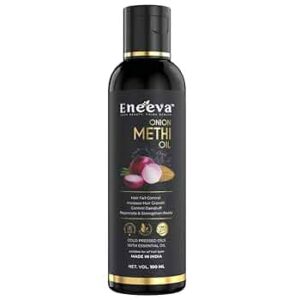 Eneeva Methi Onion Hair Oil Herbal Pure Hair Growth And Hair Fall Control Oil | Onion Hair Oil|Hair Oil| 100 Ml