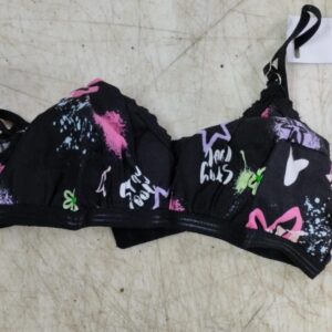 WomenS GirlS Hosiery Bra Color Black Size 30