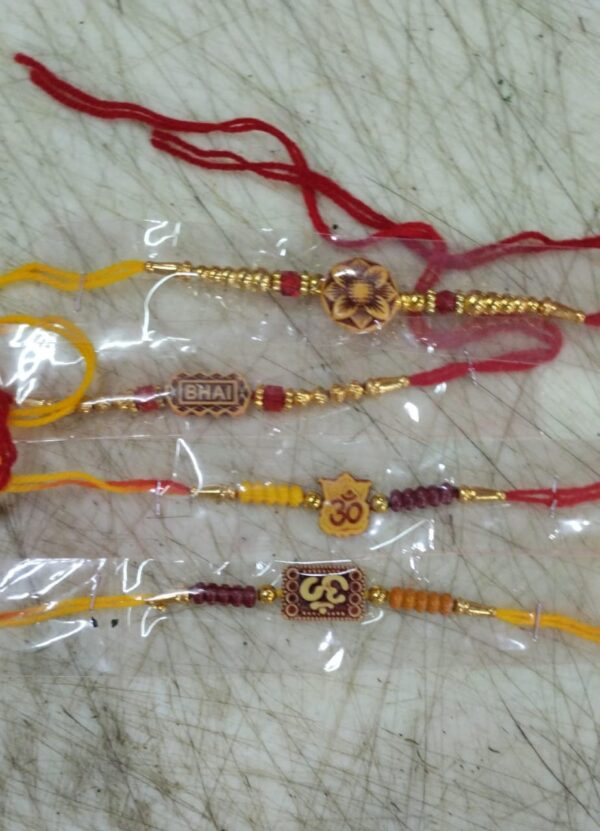 Beautiful Different Rakhi For Brother Pack Of 4