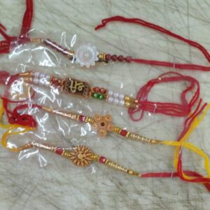 Beautiful Different Rakhi For Brother Pack Of 4
