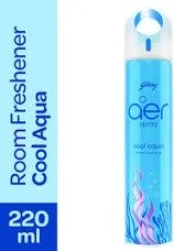 Godrej Aer Room Freshener Cool Aqua Spray 220Ml