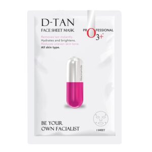 O3 Best Professional Niacinamide DTan Face Sheet Mask 30Ml