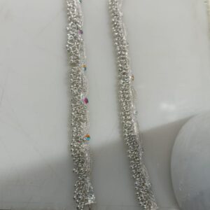 Women Anklet Silver Colour Set