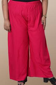 Neceser Women Palazzo Pants Pink Colour Size Xl