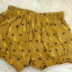 Kids Girls Peach Printed Colour Panty Size 612 Month