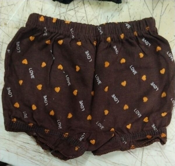 Kids Girls Brown Printed Colour Panty Size 612 Month