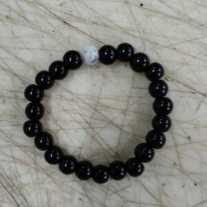 Crystal Divine Black Tourmaline Healing Crystal Bracelet