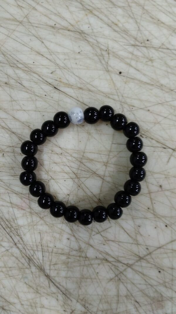 Crystal Divine Black Tourmaline Healing Crystal Bracelet