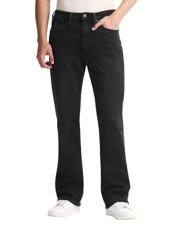 UPointSPoint Polo AssnPoint MenS Relaxed Fit Mid Rise Jeans Black Size 34