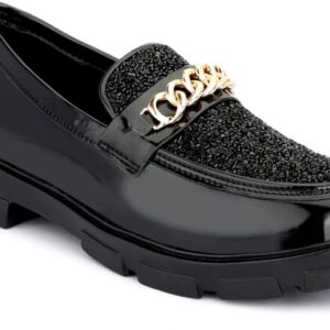 Design Loafers For Men Black Size 37