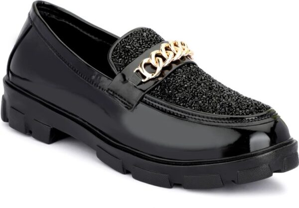 Design Loafers For Men Black Size 37
