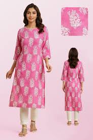 Women Kurti Pink Color Size 44