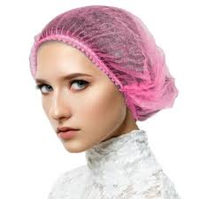Women Hair Net Pink Color