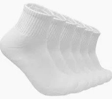 Men Socks White Color Pack Of 2