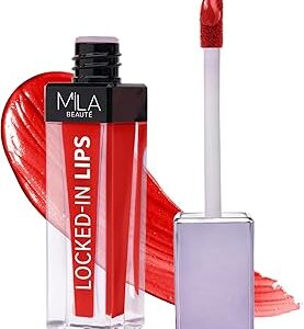 Mila Beaute Locked In Lips Liquid Lipstick Flaming Chips 4Point5Ml