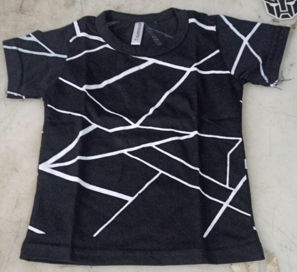 Black Colour T Shirt For Kids Boy Size 2 3Y