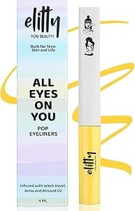 Elitty Waterproof Eyeliner 4G Yellow Colour With Intense Matte Finish