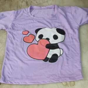 Purple Colour T Shirt For Women Size S