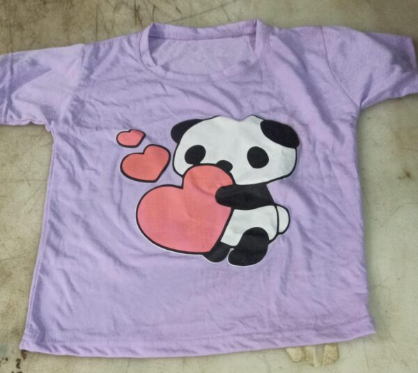 Purple Colour T Shirt For Women Size S