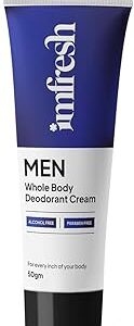 Imfresh Men Deodorant Cream For Whole Body Underarms Area 50Gm