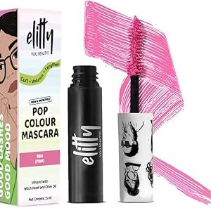 Elitty Pop Colored Lush Lashes Mascara Pink Color Bbg 5Ml