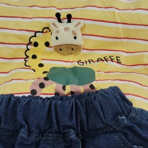 Dress For Kids Girls Colour Yellow And Blue Size 8