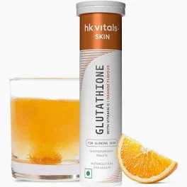 Hk Vitals Glutathione L Glutathione Tablets With Vitamin C 15 Tablets