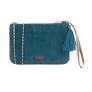 Preyasi The Ruling Solid Blue Utility Zipper Pouch Blue