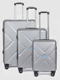 V By Verage Glanza 360 Degree Rotation Hard Sided Trolley Bags 24Sl Set Of 3 Ean Number 8903675029609