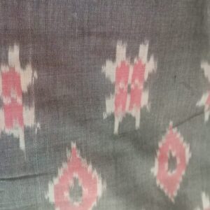 Grey And Pink Printed Dupatta For Women