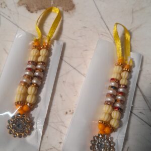 Laddu Gopal Ji Mala Yellow Pack Of 2