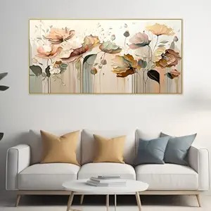 Blossom Abstract Flower Aesthetic Canvas Wall Painting Painting For Wall Decoration