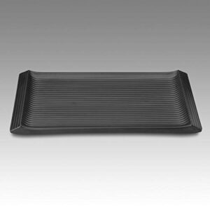 Dinewell Rectangular Melamine Nobility Platter Black Colour