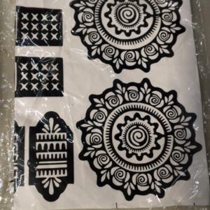 Artificial Mehndi Sticker Design For Women