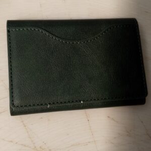 Green Colour Card Wallet For Women