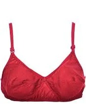 Womens Cotton Bra Maroon Size 36