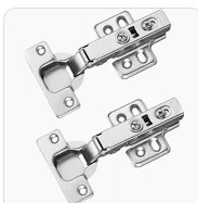 Steel Auto Close Slide On Concealed Hinges Set Of 2