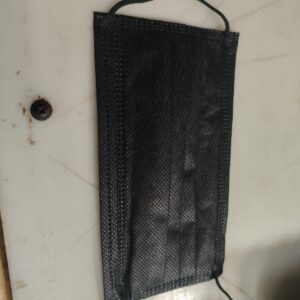 Disposable Black Face Mask Approx Pack Of 100
