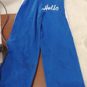 Blue Color Hello Print Lower For Kids Size 9