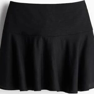 HM Ladies Gathered Skirt Black Color Size L
