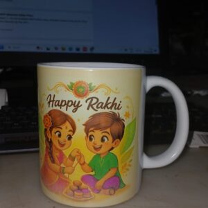 Happy Rakhi Printed Ceramic Mug