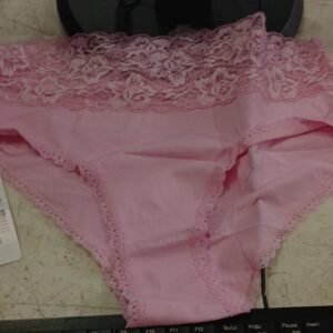 Women Girls Ladies Cotton PantyBriefsHipsterBikiniThong Panties Color Pink Pack 01 Size Xxl