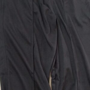 Women Relaxed Cotton Blend Trousers Colour Black Size 32