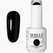 Shills Professional UvLed Soak Off Gel Polish 0038 Black 15 Ml