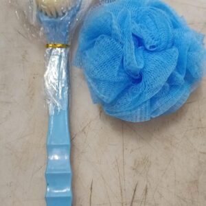 Back Scrubber Shower Back Long Use Skin Wet Brushing Women Men Colour Blue
