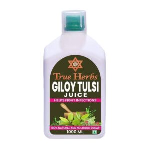 True Herbs Pure Giloy Tulsi Juice Immunity Booster No Added Sugar 1000Ml