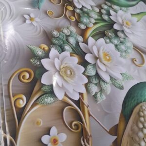 Printed Wall Paper Pack Of 3 Multicolour 2 Mtr