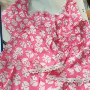 Sifar Pink Printed Top For Women Size Xl